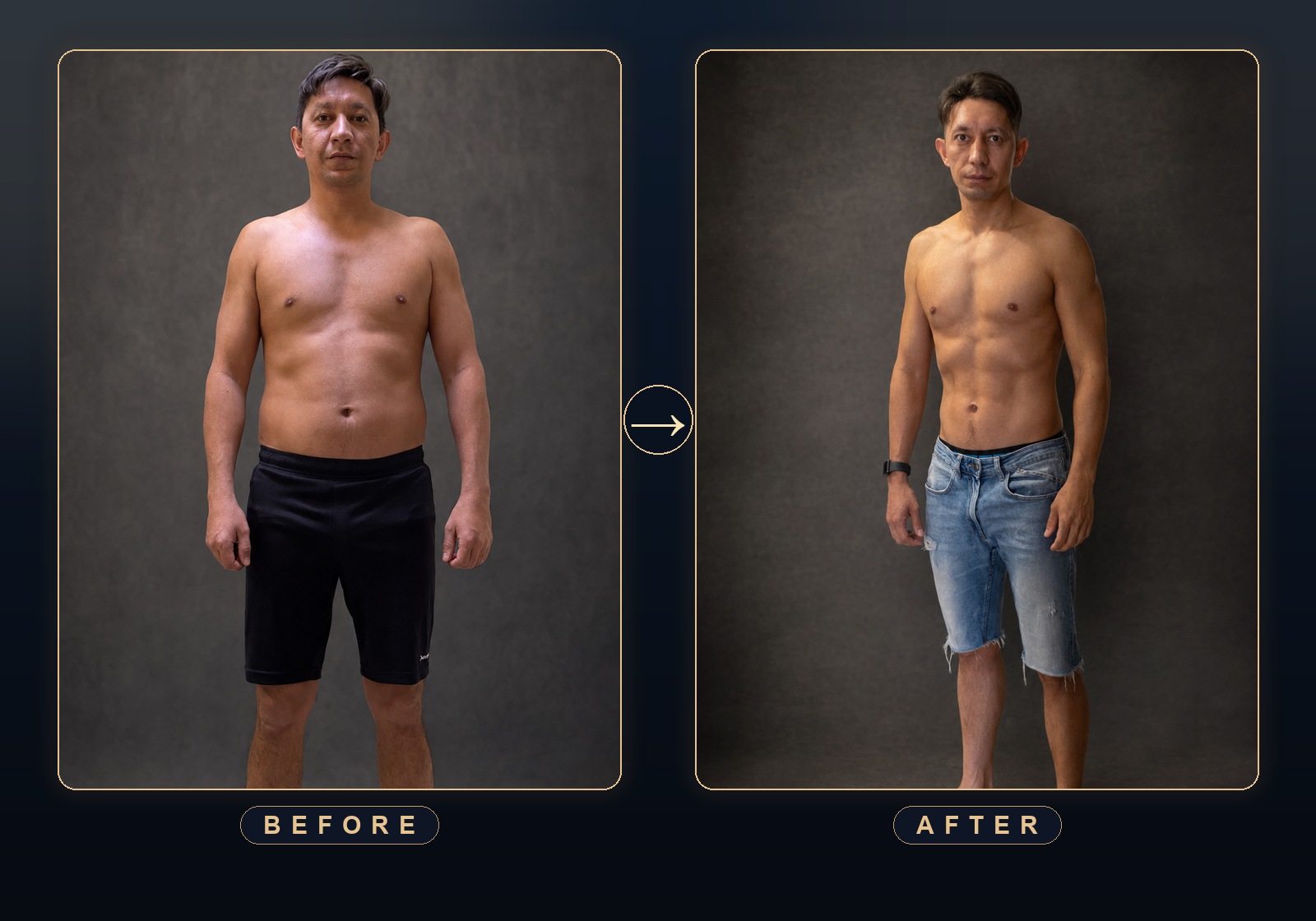2022 transformation — 146 lb to 137 lb