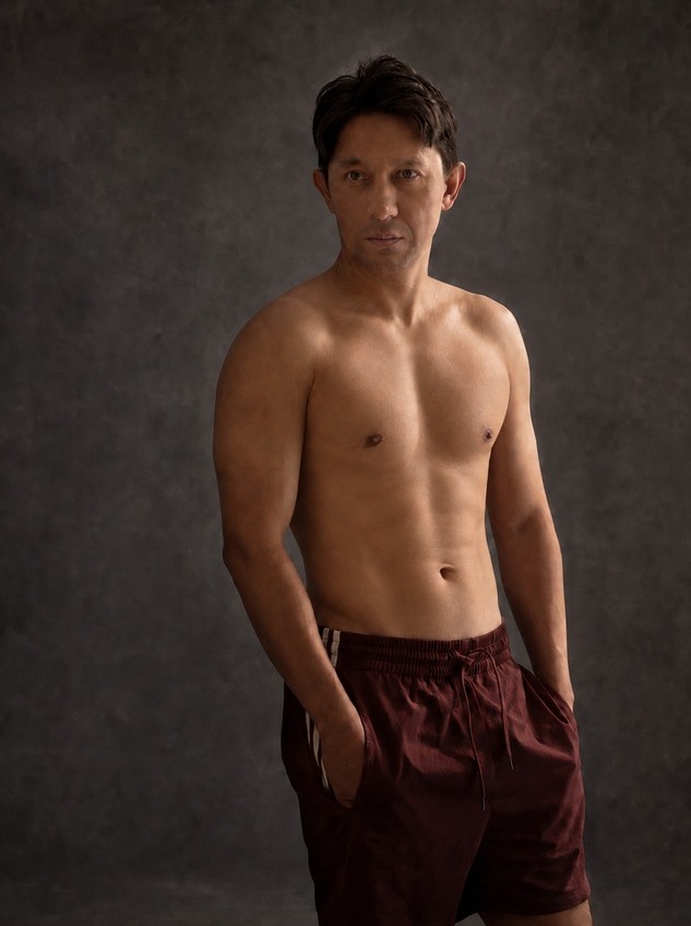 Rustam Faiz at 41, after