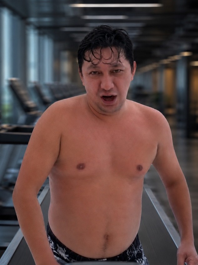 Rustam Faiz at 33, before